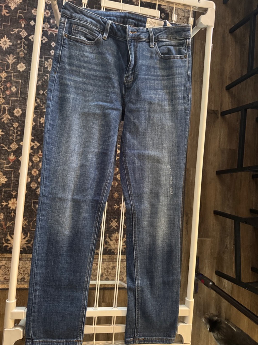 Slim Straight Men's Blue Denim Jeans